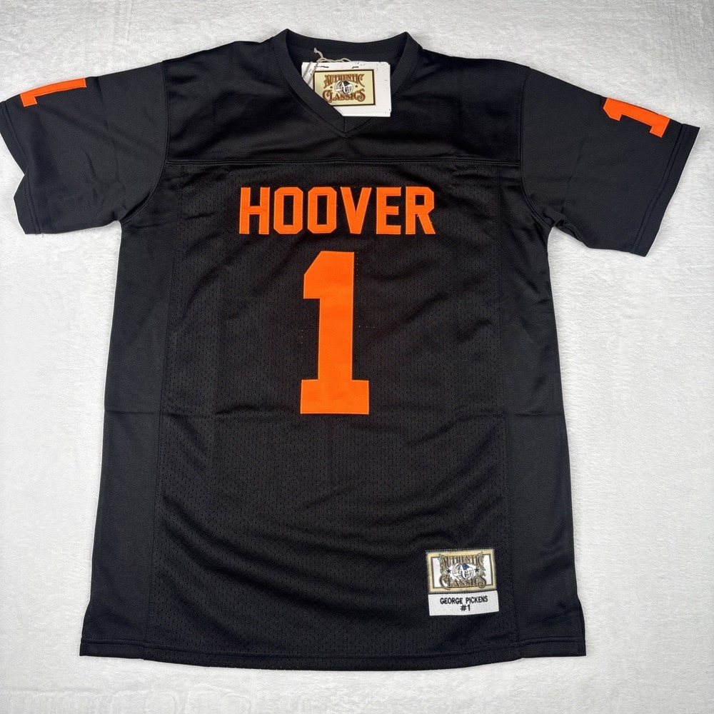 George Pickens #1 Hoover High School Football Jersey Black Orange NWT XL